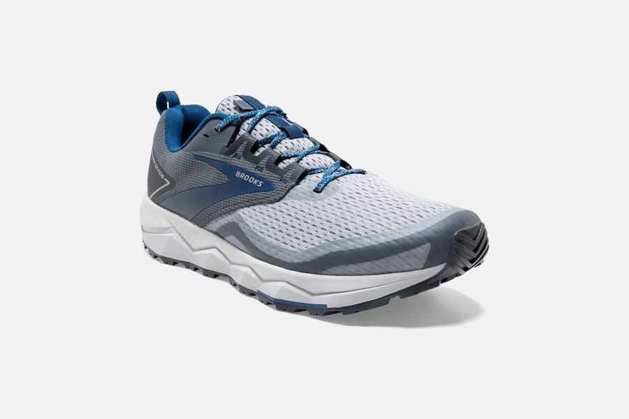 Brooks Divide 2 Trail Loopschoenen Heren - Grijs/Blauw - 431569IMQ